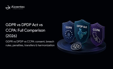 GDPR vs DPDP Act vs CCPA: The Complete Comparison Guide for Multinational Compliance
